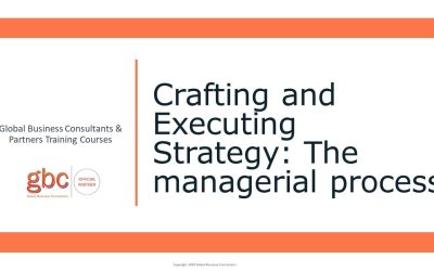 Crafting and Executing Strategy: The managerial process